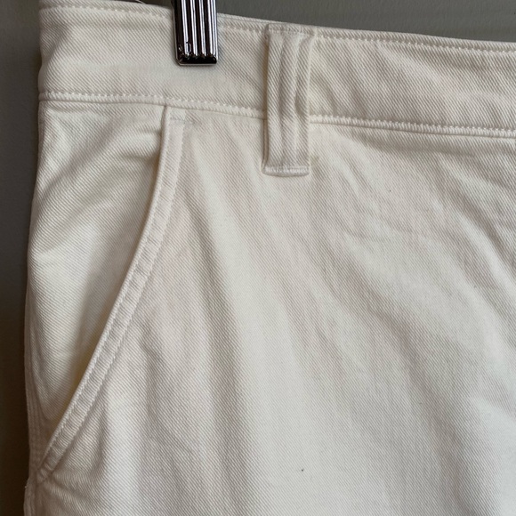 Aritzia TNA Troop Cargo Maxi Skirt White Exclusive TNA embroidery Size 12 - Picture 8 of 15